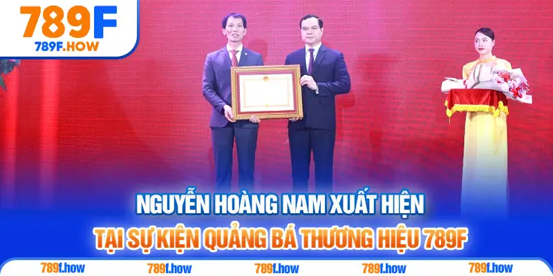 Nguyễn Hoàng Nam xuất hiện tại sự kiện quảng bá thương hiệu 789F