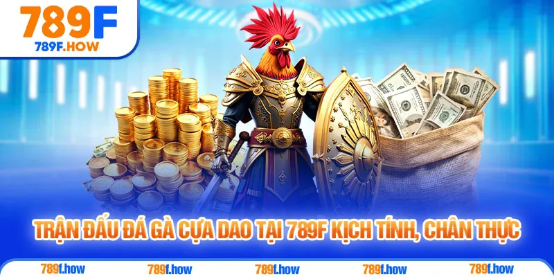 Trận đấu đá gà cựa dao tại 789F kịch tính, chân thực